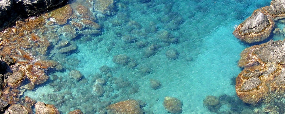 La calanque du Brégançonnet, Île de Porquerolles